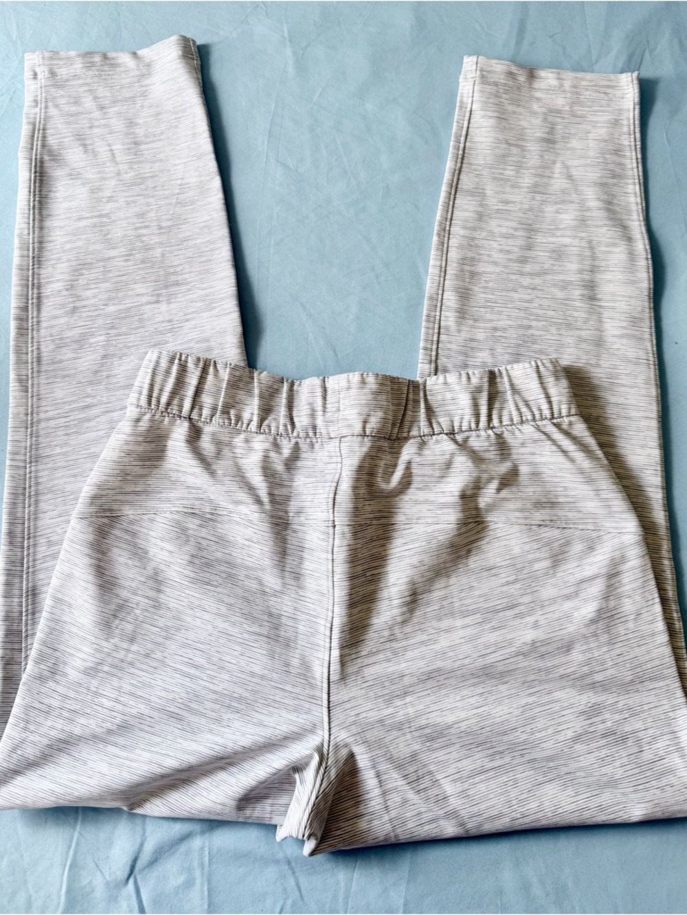 Lululemon Lounge Pants Size 4 Gray Heathered Drawstring Athleisure Sweatpants